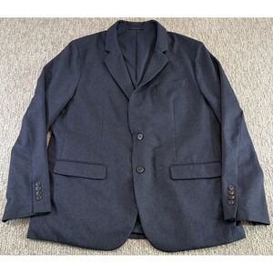 Bluffworks Gramercy Blazer Mens Size 46L Navy Blue Office Career Unconstructed